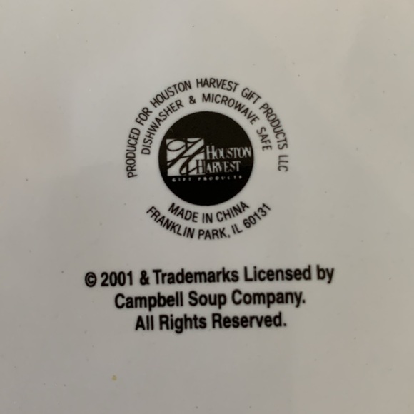 Campbell's Soup Tureen Bowl w/ Lid and Serving Spoon, 2001 - Picture 8 of 16